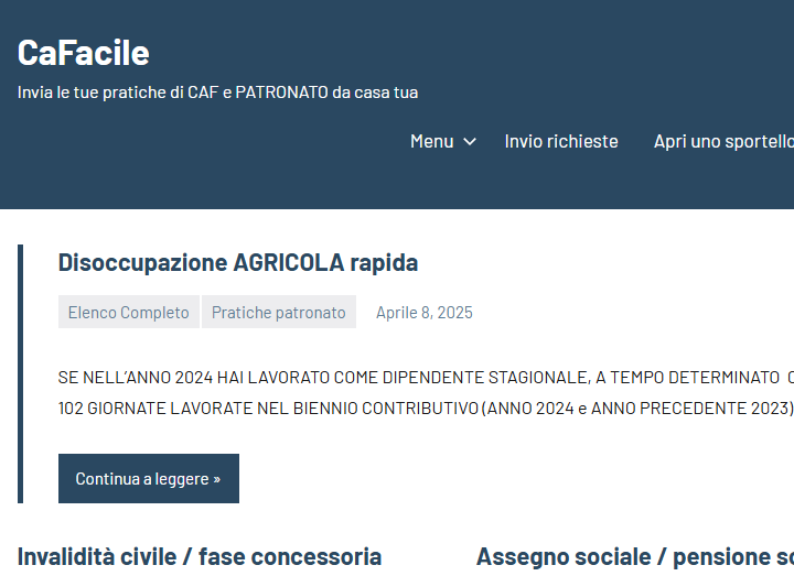 Apri il tuo Sportello CAF e Patronato con noi!